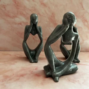 statue femme marbré en résine époxy